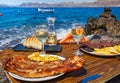 Lunch for two on the beach