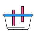 lunchbox constructor icon color illustration