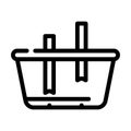 lunchbox constructor line icon vector illustration black