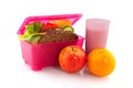 Lunchbox with healthy meal Royalty Free Stock Photo