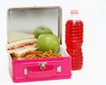 Lunchbox lunch - pink Royalty Free Stock Photo