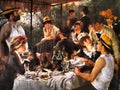 Luncheon of the Boating Party French Le D jeuner des canotiers is an 1881 painting by French impressionist Pierre-Auguste Renoir