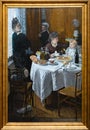 The Luncheon 1868 by French impressionist Claude Monet