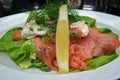 Smoked Salmon Lunch Sweden Royalty Free Stock Photo