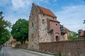 Lund, Sweden - June 9, 2022: Medieval recidensy of the priest at the church wich is in well preserved state Royalty Free Stock Photo