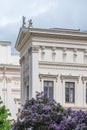 The Lund university main building on a summer day