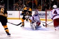 Lundqvist makes the save! Royalty Free Stock Photo