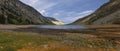 Lundy lake in Sierra Nevada mountains, California. Royalty Free Stock Photo