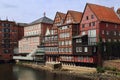 Luneburger harbor in Luneburg, Germany