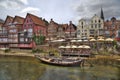 Luneburger harbor in Luneburg, Germany