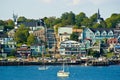 Lunenburg waterfront Royalty Free Stock Photo