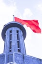 LUNG CU, HA GIANG, VIETNAM, October 20th, 2018: Lung Cu flagpole where Ha Giang province, Vietnam