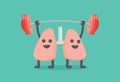 Lung enjoy with weight lifting.