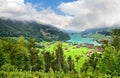 Lungern village Royalty Free Stock Photo