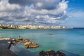 Lungomare degli Eroi promenade water edge view towards Maria Corti