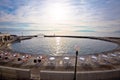 Lungomare famous waterfront walkway in Opatija and Slatina beach view