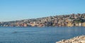 Lungomare - seashore of Napoli along the touristic harbor of Mergellina