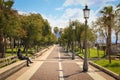 Lungomare Trieste. Salerno. Italy Royalty Free Stock Photo