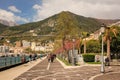 Lungomare Trieste. Salerno. Italy Royalty Free Stock Photo