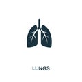 Lungs icon. Premium style design from healthcare icon collection. Pixel perfect Lungs icon for web design, apps, software, print