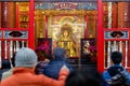 Lungshan Temple of Manka in Taiwan Royalty Free Stock Photo