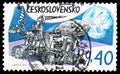 Lunokhod on moon, Space Research serie, circa 1973