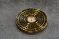 The luopan geomantic compass Feng Shui compass Royalty Free Stock Photo