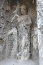 Luoyang The Buddha of Longmen Grottoes in China Royalty Free Stock Photo