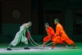 Luoyang, China - May 17, 2018: Kung fu show in Shaolin monastery Royalty Free Stock Photo
