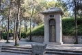 LUOYANG, CHINA - NOV 13 2014: Tomb of Bai Juyi (772-846 A.D.) in