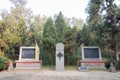 LUOYANG, CHINA - NOV 21 2014: Tomb of Emperor Guangwu of Han. a Royalty Free Stock Photo