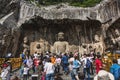 Luoyang Longmen Grottoes in Henan, China Royalty Free Stock Photo