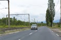 Light traffic near Lupeni city