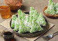 Kue Lupis or Lopis is a traditional Indonesian sweet sticky cake made from glutinous rice Royalty Free Stock Photo