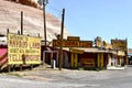 Navajo Land at The Tee Pee Trading Post, under The Painted Cliffs. Lupton, Arizona, USA. June 12, 2014. Royalty Free Stock Photo