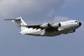 Luqa, 6 August 2015: C-17A on take off.