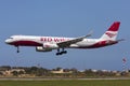 Luqa, Malta, 21 April 2012: Airbus A300 on final approach.