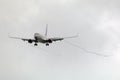 Luqa, Malta 5 April 2015: SAS Boeing 737 landing in the afternoon. Royalty Free Stock Photo