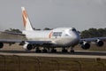 Cargo jumbo jet on the ground Royalty Free Stock Photo