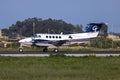 Super King Air on the runway