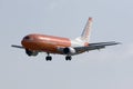 Luqa, Malta 12 January 2016: Cargo 737 on finals. Royalty Free Stock Photo