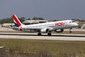 Luqa, Malta 11 July 2015: Hop! ERJ-190 landing.