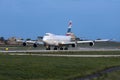 Luqa, Malta, 6 March 2008: Jumbojet take off