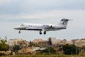 Private Learjet business jet