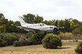 White French Air Force Socata taking off