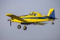 Yellow Air Tractor Royalty Free Stock Photo