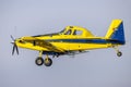 Yellow Air Tractor Royalty Free Stock Photo