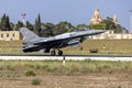 Polish Air Force Lockheed Martin F-16 on the runway