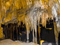 The Fabulous Luray Caverns in Virginia USA. Visitors by the millions have made Luray Caverns the most popular caverns in Eastern A Royalty Free Stock Photo