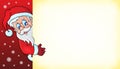 Lurking Santa Claus with copyspace 3